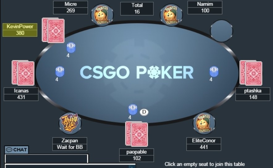 Csgo poker sites.
